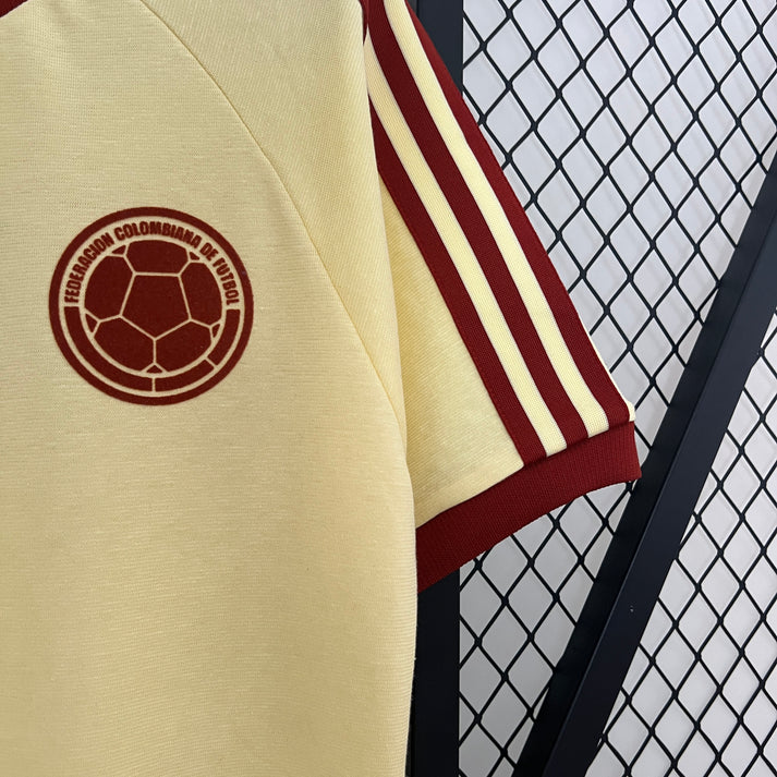 CAMISETA SELECCIÓN COLOMBIA VERSION RETRO 3A