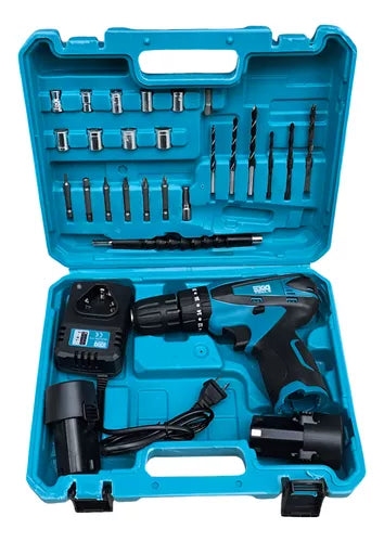 TALADRO INALAMBRICO EKOTOOLS 18V PERCUTOR 2 EN 1 (+ 1x BATERÍA DE REGALO)